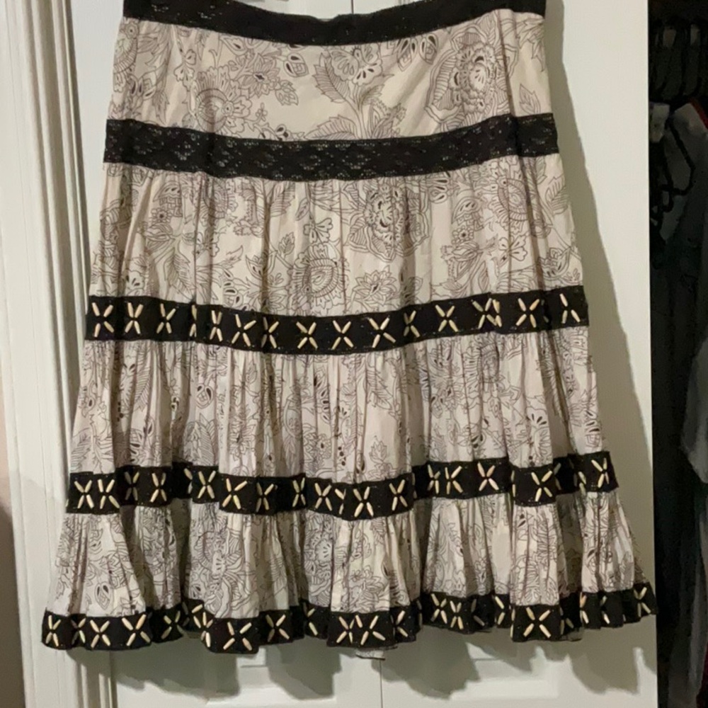 Mix Nouveau Cream Skirt